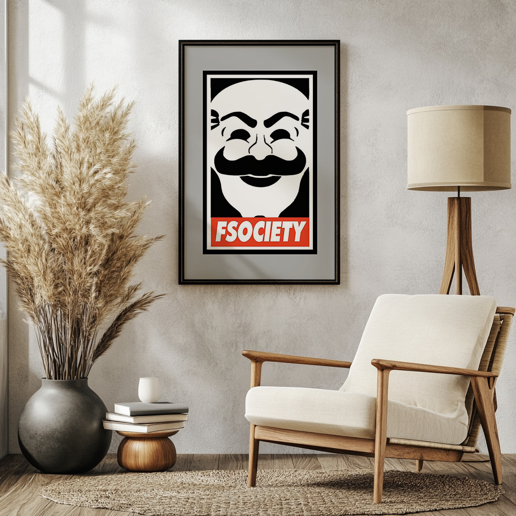 Les affiches de Kev "FSOCIETY"