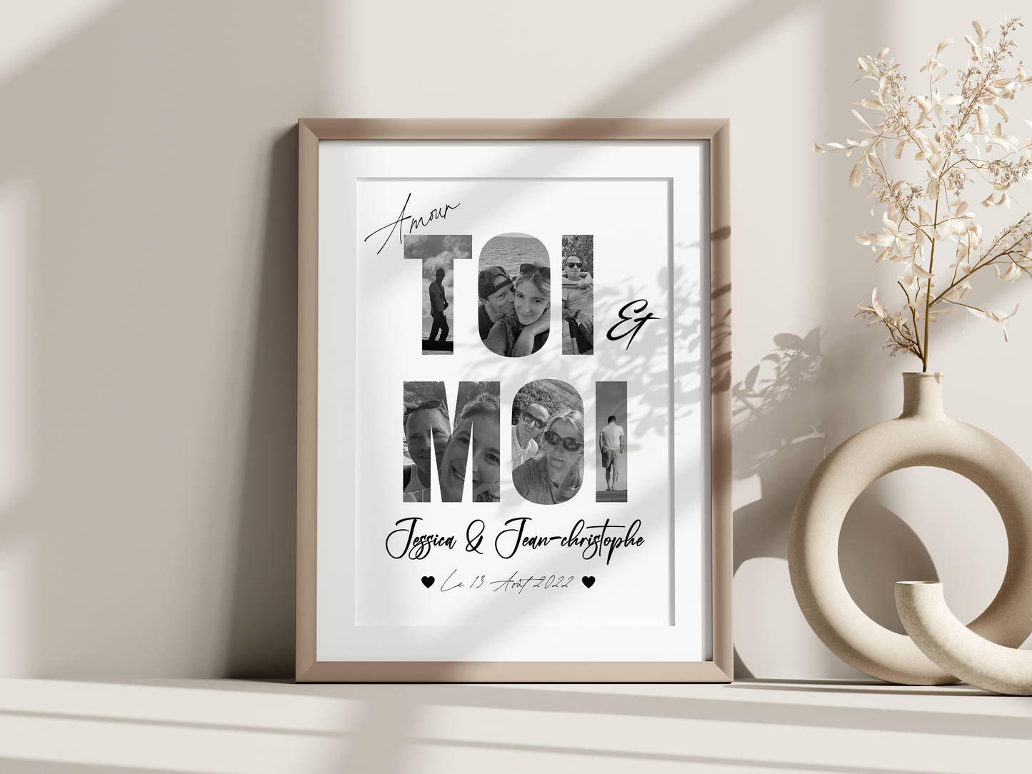 Impression personnalisée Toi & Moi