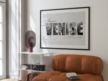 Affiche personnalisée Voyage