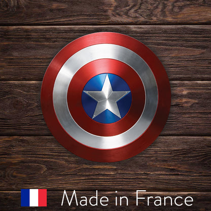 Adesivo di Capitan America – Scudo dell'eroe Marvel – Adesivo per appassionati di cinema e geek