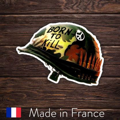 Adesivo Full Metal Jacket – Casco Born to Kill – Decalcomania del film cult