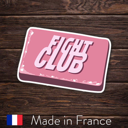 Adesivo Fight Club – Saponetta rosa iconica del film – Adesivo per appassionati di cinema