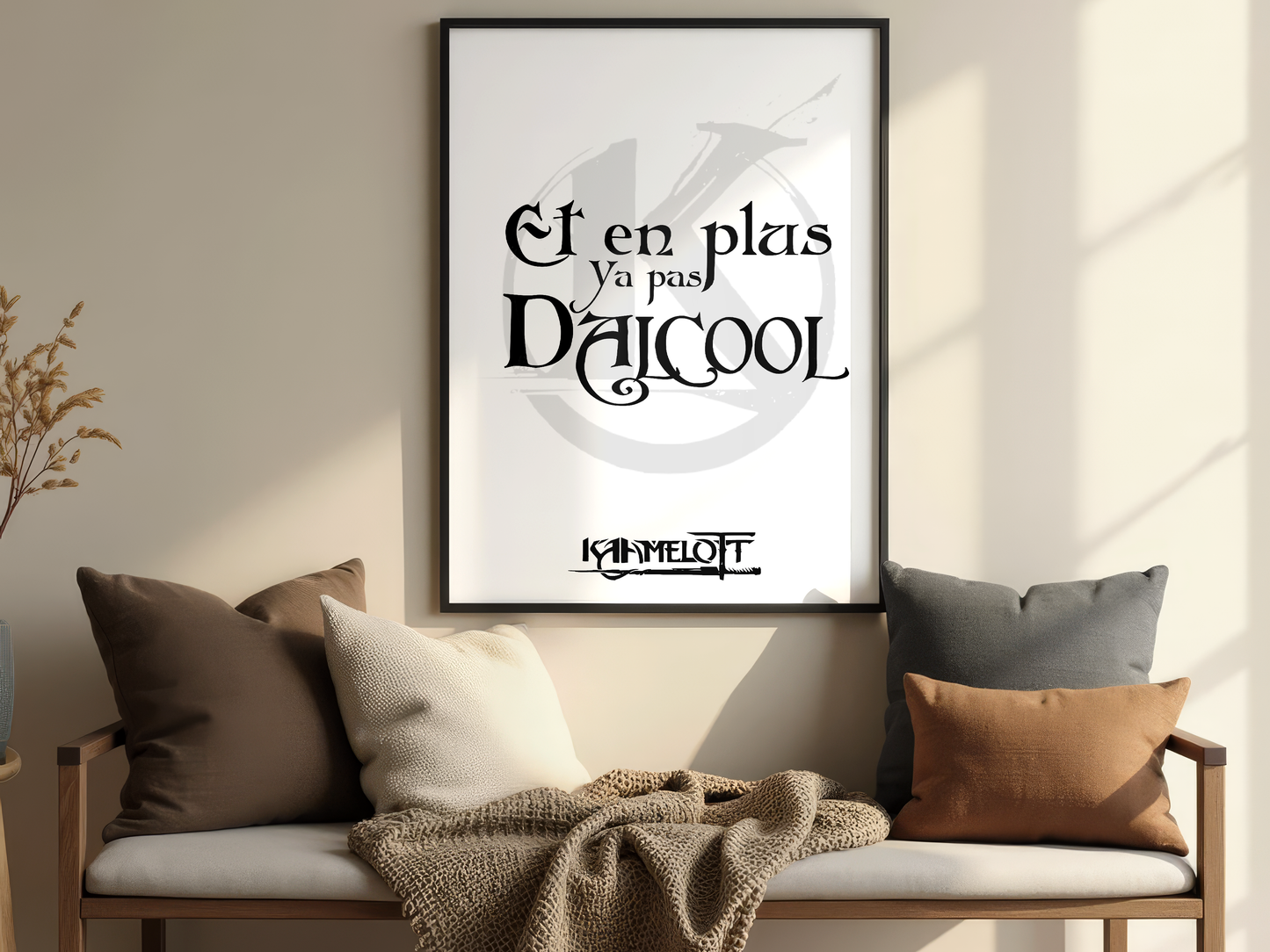 Affiche Kaamelott – Et en plus, y’a pas d’alcool (Merlin)