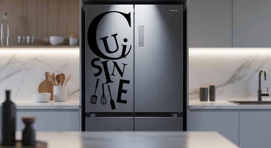 Sticker “Cuisine” – Déco murale ou frigo
