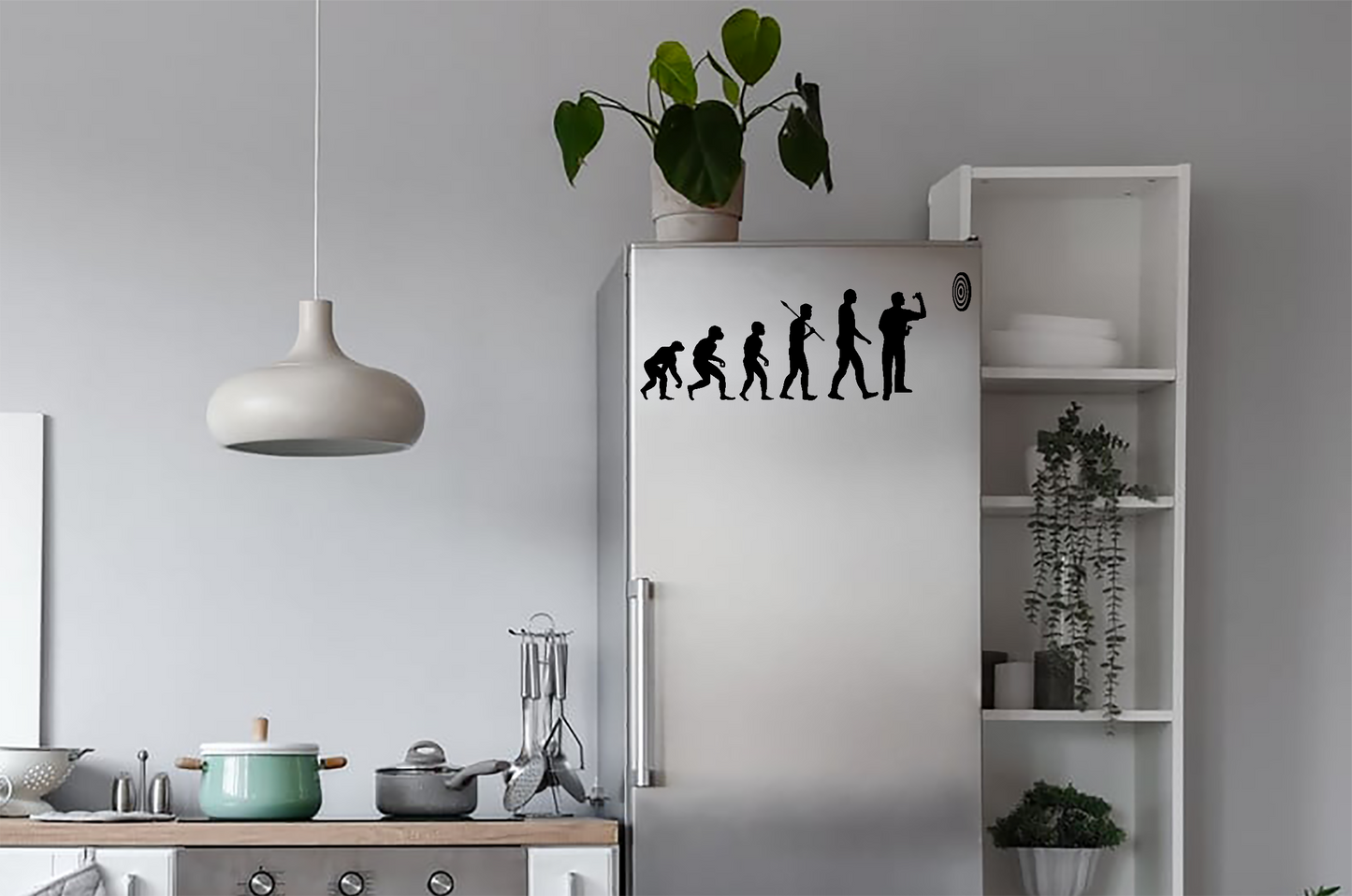 Sticker découpe “Évolution fléchettes” Vinyle voiture & déco