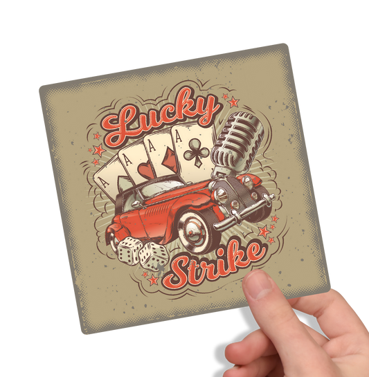 Sticker vintage – “Lucky Strike”