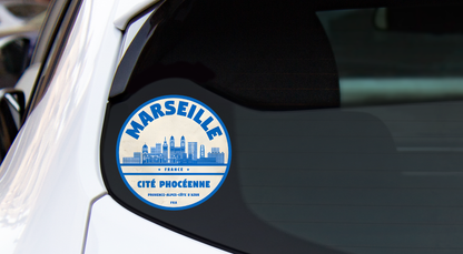 Adesivo divertente della Francia – 100% francesi brontoloni dal 1980 – Adesivo con bandiera tricolore Pop Art, vinile resistente, prodotto in Francia