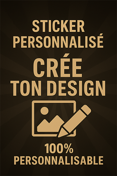 Sticker personnalisé sur mesure – Crée ton design unique