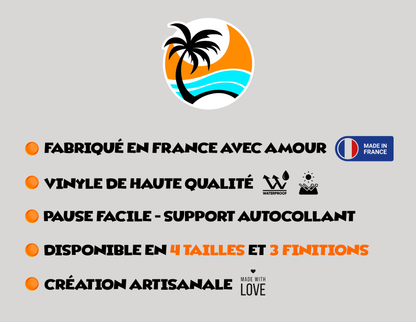 Sticker humour voiture – Chanteuse à bord – Autocollant Pop Art femme rétro